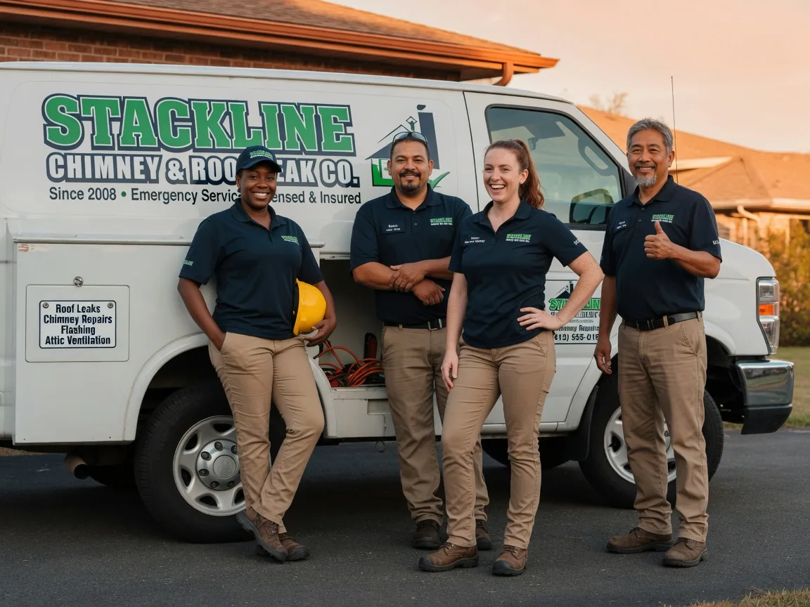 Chimney flashing repair company in Leicester, MA